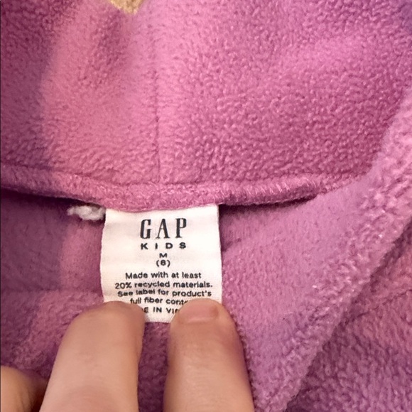 GAP Kids Purple Cowl Neck Sweatshirt - Picture 2 of 3